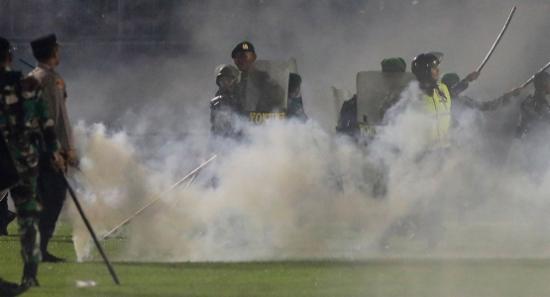 Indonesian police officer jailed for firing tear gas that caused deaths of 135 fans at soccer match